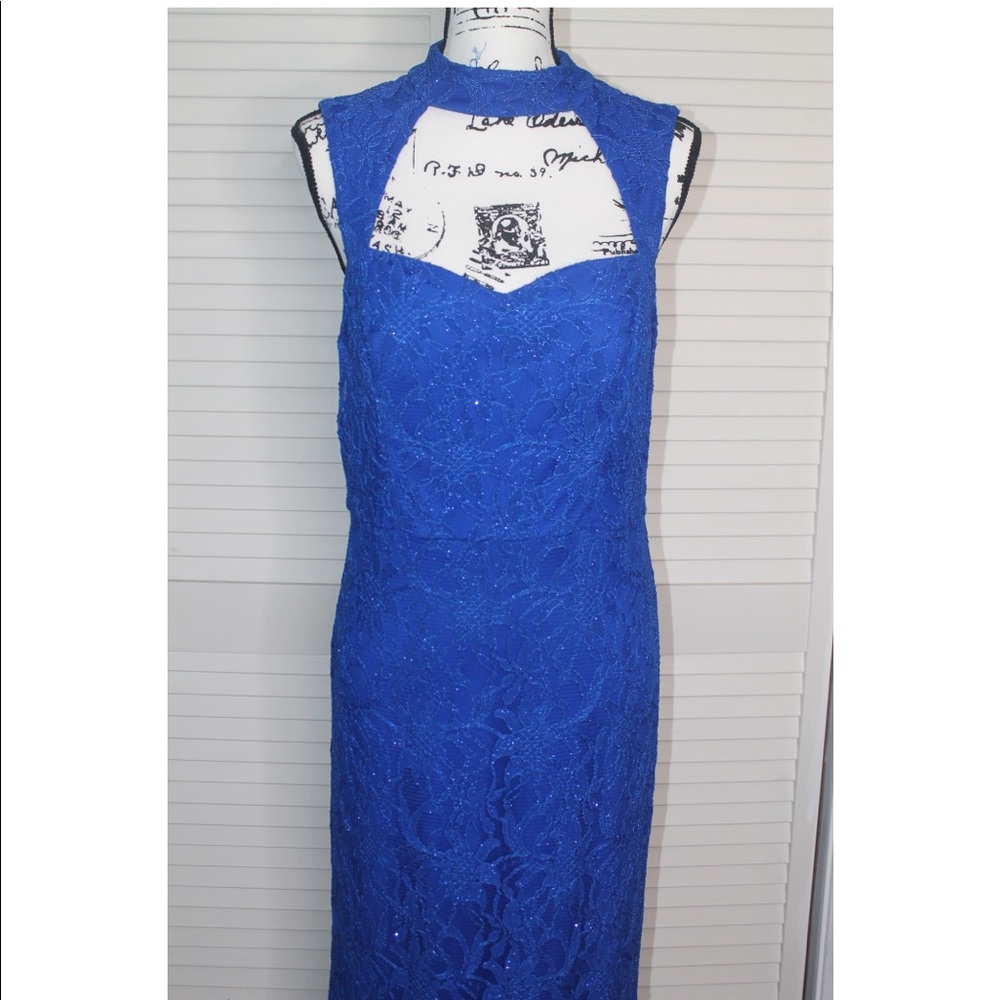 City Triangle Persian Blue Maxi Dress